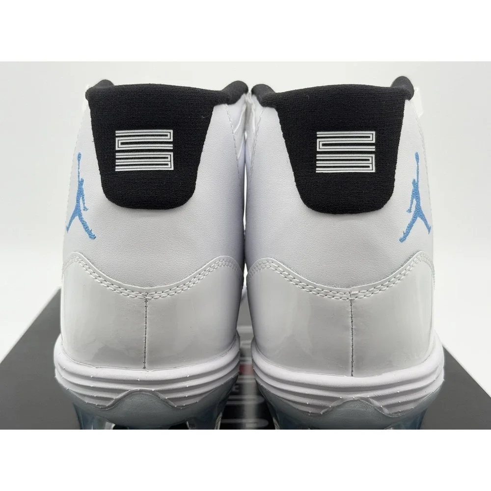 Size 9.5- Nike Air Jordan 11 Retro Legend Blue Mid TD Football Cleats HM7324-104